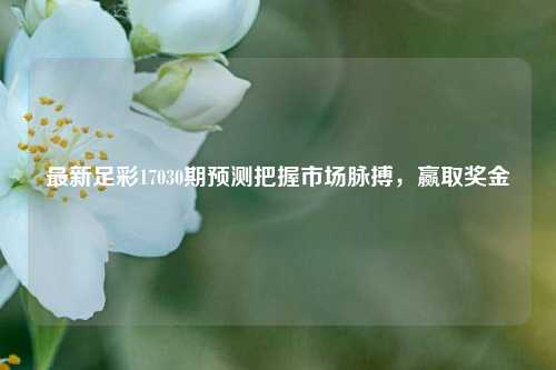 最新足彩17030期预测把握市场脉搏，赢取奖金